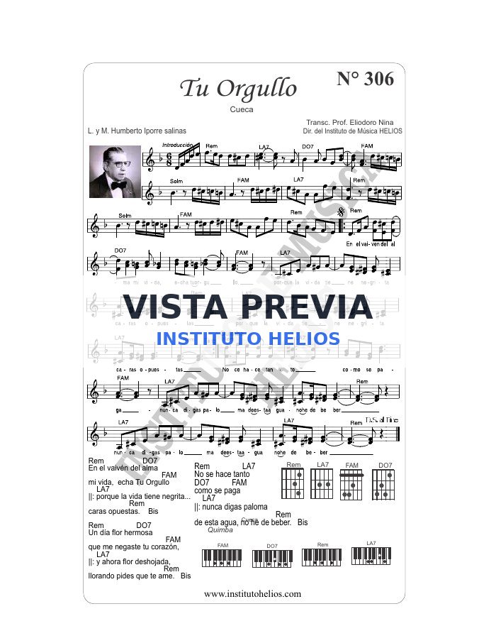 Vista previa de Tu orgullo